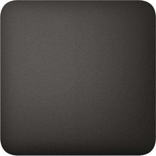 Ajax Solo Button 1-Gang/2-Way Black Front Plate For Single-Position Wireless Light Control Switch Black