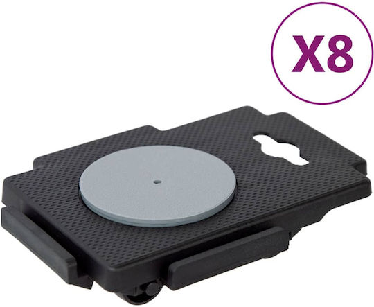 vidaXL Σύστημα Μεταφοράς Επίπλων για Φορτίο Βάρους έως 150kg σε Μαύρο Χρώμα