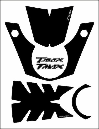 Стикер Кристал Черен Кристал1п Yamaha Tmax 530