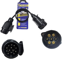 Rchang Adaptor Trailer 13 Pini 7 Pini Cablu 40cm Poles Adapter 0111735