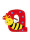 Baby Oliver Dekorativer Buchstabe Orange aus Holz