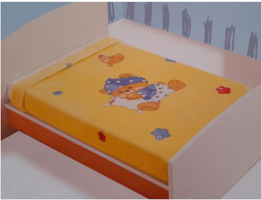 Manterol Casa Babydecke Spanien Kinderbett Samt Gelbe 105x135cm