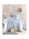 Rythmos Rythmos Kinderbettlaken Set Mit Gummizug Baumwoll Hellblau 160x260cm 3 Stück