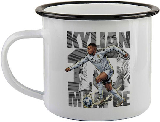 Koupakoupa Kylian Mbappe France Mug Enamel Black 360ml
