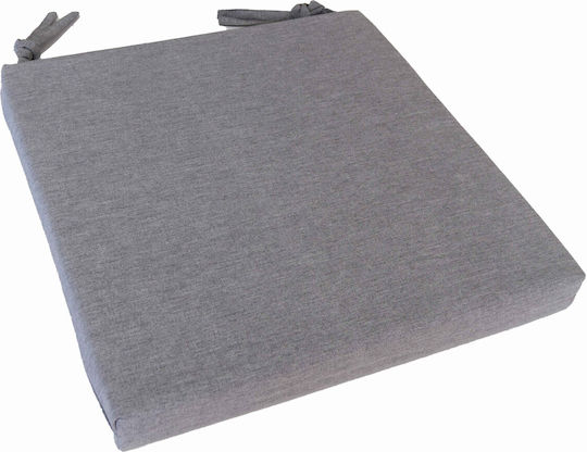 Decocraft Waterproof Garden Chair Cushion Gray 50x50cm