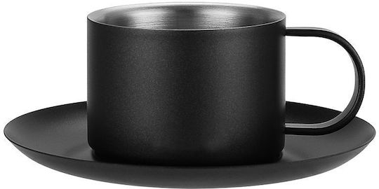 Estia Tassen Braun Inox Kaffee 80ml