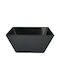 Tabletop Servierschale Platz aus Melamin Schwarze