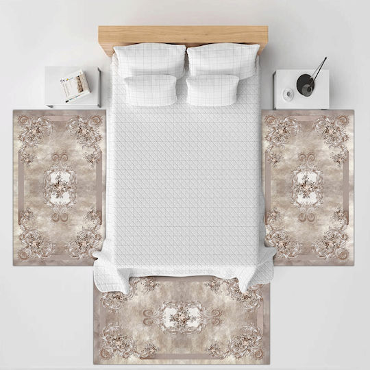 Homeone Modern Bedroom Rug Sets 3 Pieces