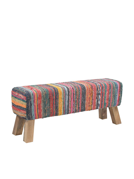 Outdoor Wooden Bench 110x30x45cm