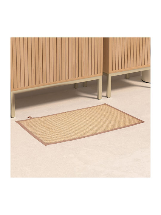 5Five Non-Slip Wooden Bath Mat Stemy 220356B Be...