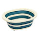 5Five Folding Cleaning Bucket 40x31.5x14.5cm Capacity 8lt Blue