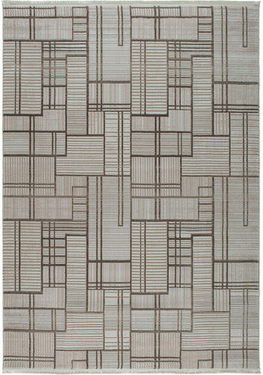 Koulis Carpets Natural Lz 486 Living Room Rug Rectangular Cream-Brown 200x290cm