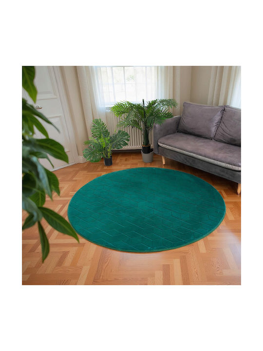 Strado Covor Rotund Verde Φ160cm