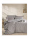 Rythmos Imperial Σετ Σεντόνια King Size με Λάστιχο 230x260+25εκ. Γκρι (4τμχ)