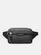 Jet Set Hudson Men's Bum Bag Black