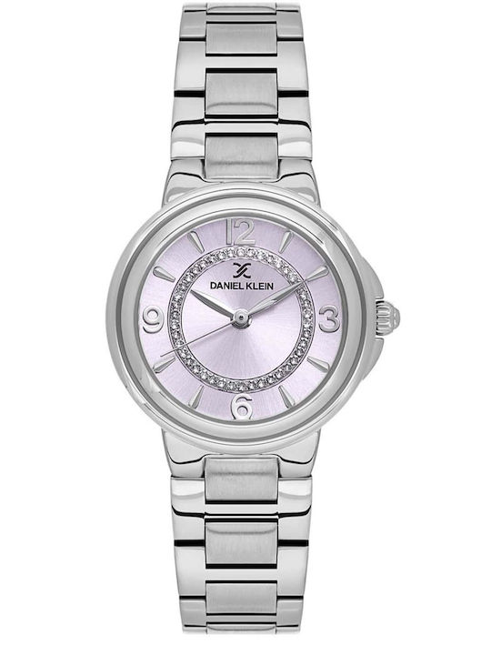 Daniel Klein Women's Watch 30mm Battery with Silver Steel Bracelet