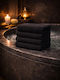 SteweHome SteweHome Badetücher Set 4 Stück 70x140cm Schwarz