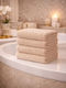 SteweHome Set Bath Towels 4 Pieces 70x140cm Beige