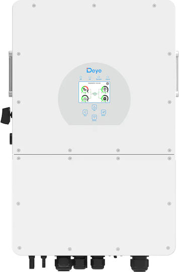 Трифазен Инвертор Off-grid Двупосочен Хибриден Hv Deye Sun-10k-sg01hp3-eu 10kw 2mppt