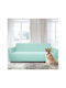 SteweHome Elastic Cover For Three Seater Sofa Turquoise 180x230cm