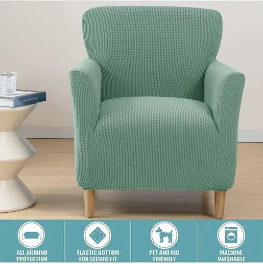 SteweHome Ελαστικό Κάλυμμα Πολυθρόνας Τιρκουάζ 60x85cm
