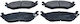 Brake Pads Rear Dodge Durango Ram 1500 3.7-5.7 97 8110 80559