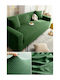 SteweHome Husă Elastică Canapea Cu Trei Locuri Verde 195x230cm