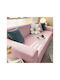 SteweHome Elastische Abdeckung Für Dreisitziges Sofa Rosa 195x230cm