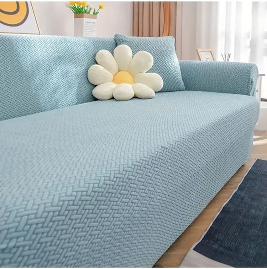 SteweHome Elastic Cover For Three Seater Sofa Turquoise 180x230cm