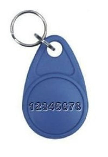 Zk Teco Tag-em001blue-pn RFID Keychain Operating Frequency 125khz Printed Code