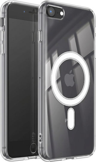 Zanaé Husa Telefoane Compatibil Cu Magsafe Iphone 8 Plus 7 Plus Transparenta Antisoc
