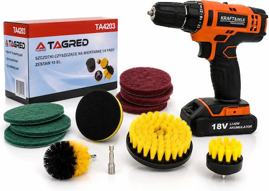 Kraft & Dele Kraft & Dele Spezial Elektrowerkzeuge Stromquelle Bürste Lithium 18V 10 Stück