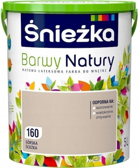 Śnieżka Barwy Natury Латексова Стайна Боя Планинска Пътека 5л