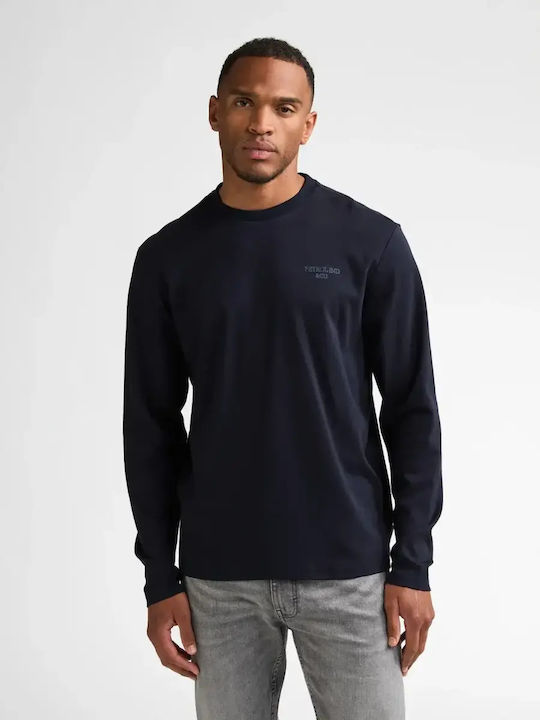 Petrol Industries Long Sleeve Navy Blouse