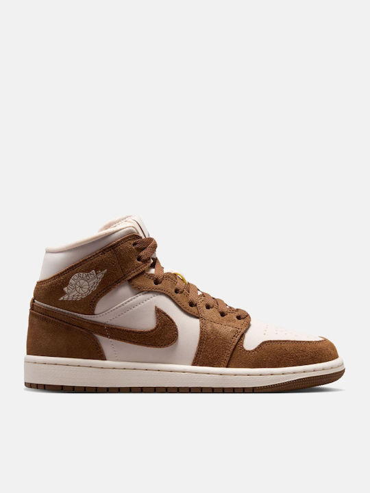 Jordan Air Jordan 1 Mid Women's Boots Brown