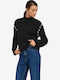 Damen Bluse Langärmelig Schwarze