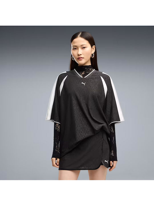 PUMA Damen Sport Überdimensionale T-Shirt Schwarz