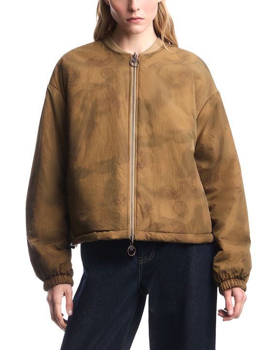 Emporio Armani Μπουφάν Bomber Διπλής Όψης Μπεζ