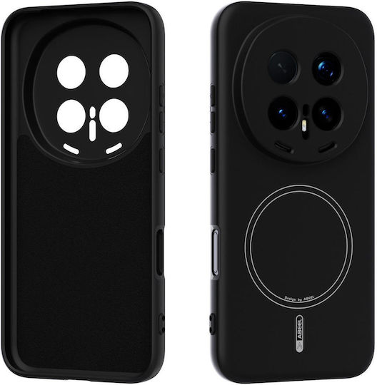 Abeel Honor Magic8 Pro Husa Thin Circle Compatibil Cu Magsafe Din Silicon Neagră