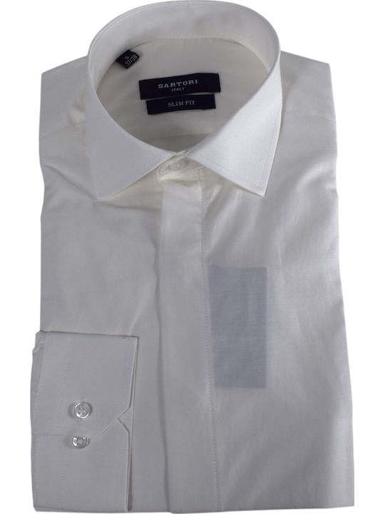 Long Sleeve Ecru Shirt