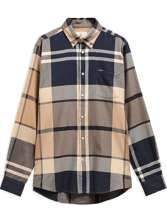 Barbour Dunoon Памучна Риза Slim-Fit в Бежов Цвят