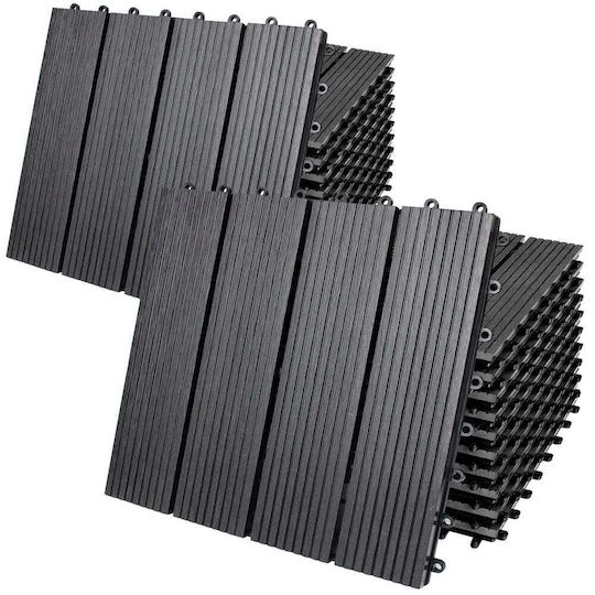 Casaria Material Pentru Pardoseli De Grădină Din WPC 30x30cm