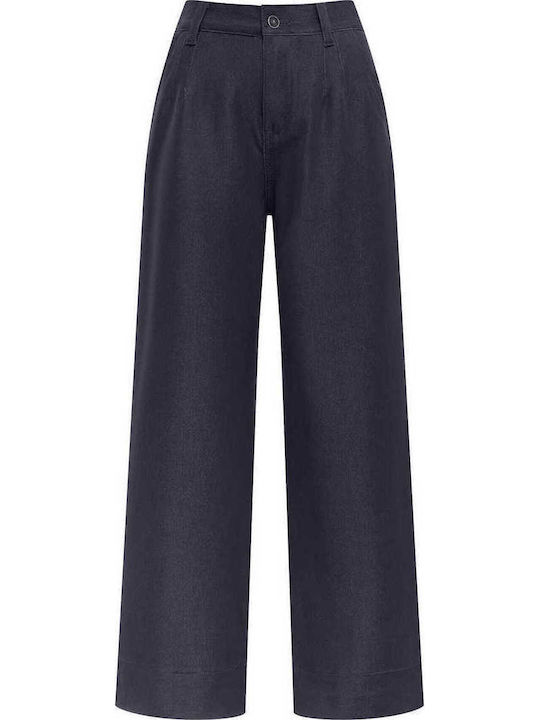 Celestino Blugi Damă Denim Talie Înaltă Wide Le...