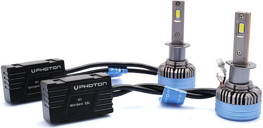 Photon Λάμπα Αυτοκινήτου H1 LED 6000K Ψυχρό Λευκό