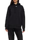 Damen Sweatshirt mit Kapuze Schwarz