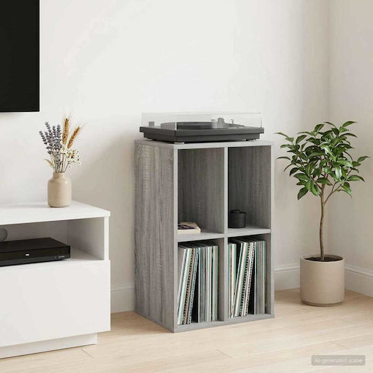 vidaXL Hi-Fi Furniture Grey 36.5x44.5x74.5cm