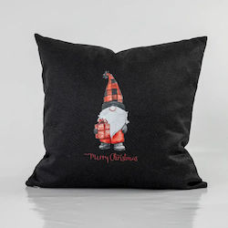 Borea Weihnachtsdekoratives Kissen Weihnachtsmann 45 x 45 cm Schwarze