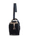 Stoff Damen Schulter Crossbody Tasche Suede Schwarz