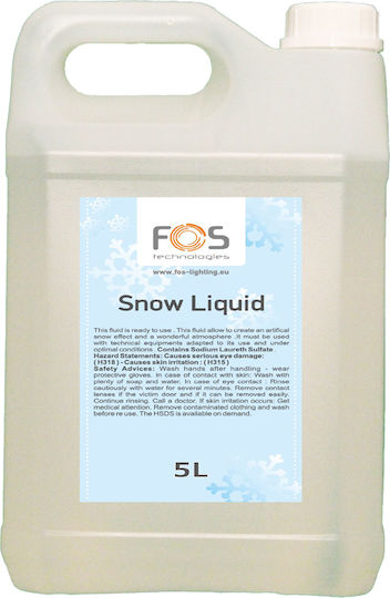 Fos Technologies Schneeflüssigkeit 5l Fertige Flüssigkeit für Schnee-Zubehör 5 Liter