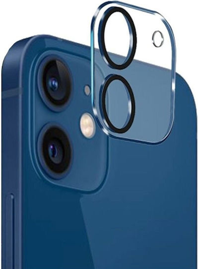Protecție Cameră Tempered Glass Negru pentru Iphone 12 / 12 Mini